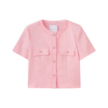 SHUIYUNJIAN Cropped Coat Women's Pink