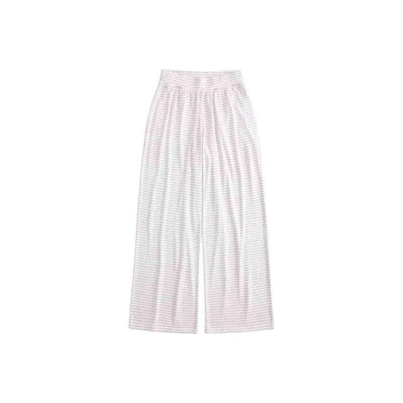 Hollister Casual Pants Women's Pink Stripes-0