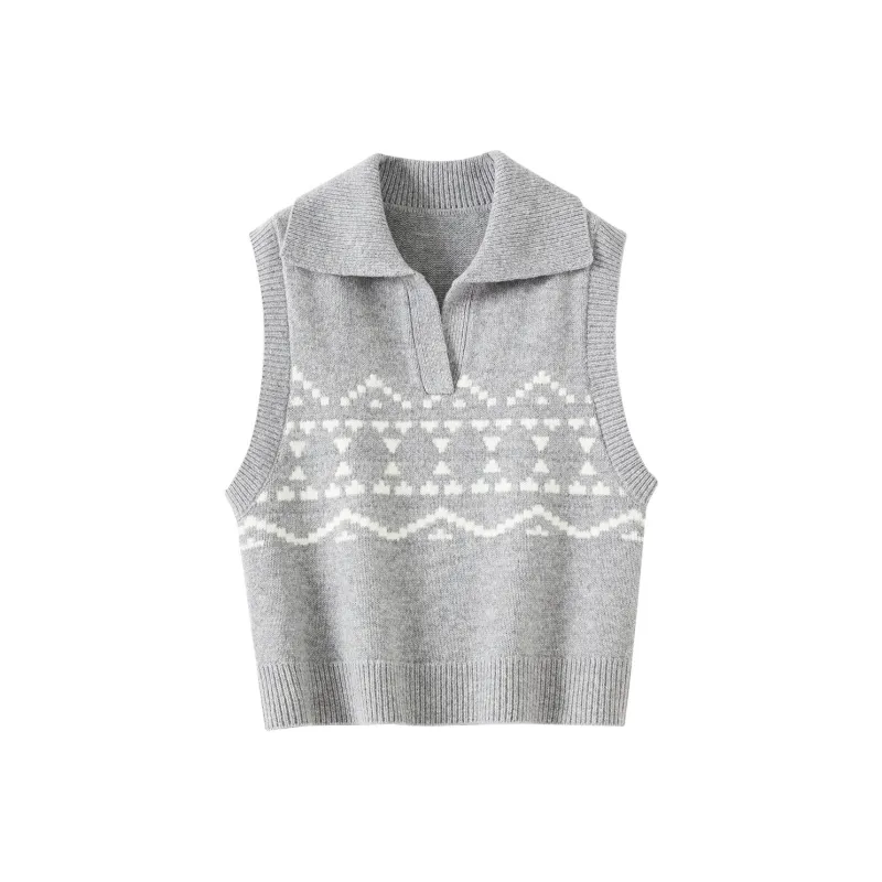 JINJU Vests Women's Gray-0