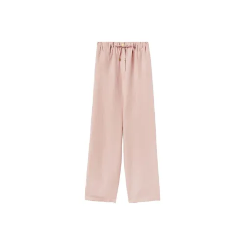Loro Piana FW24 Casual Pants Women's Impressionist Pink