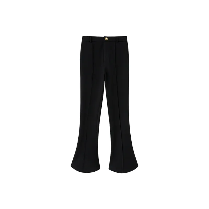 Luqingyi Casual Pants Women's Black-0