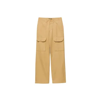 Vans Arroyo Wide Leg Cargo Pants Casual Pants Women's Yellow