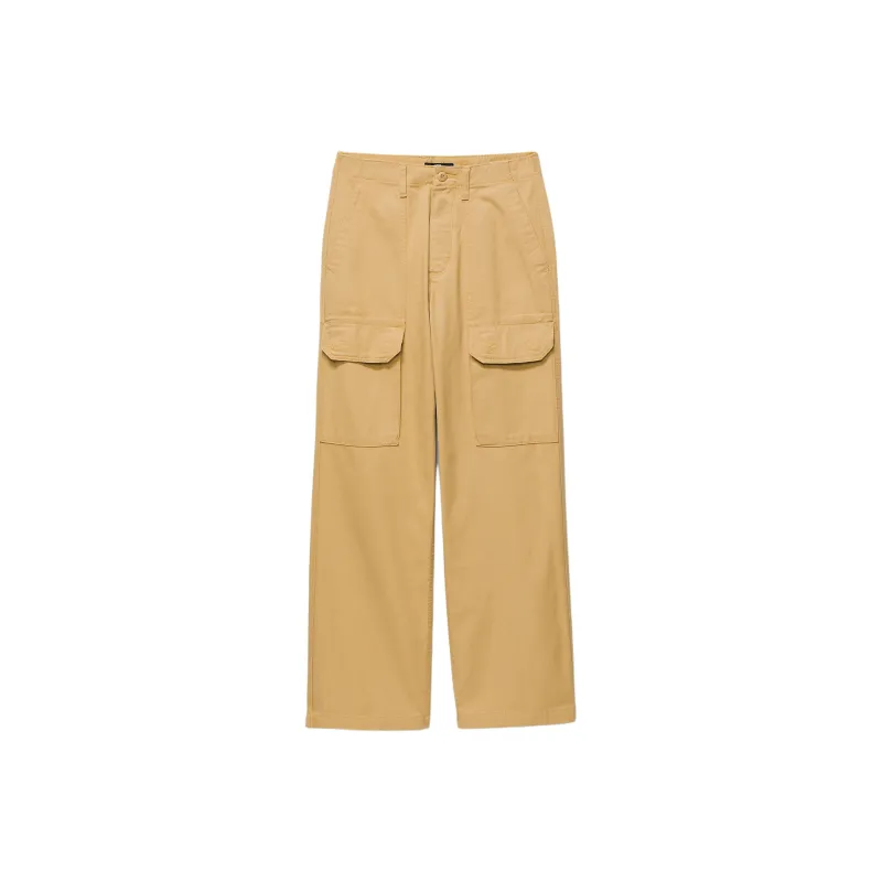 Vans Arroyo Wide Leg Cargo Pants Casual Pants Women's Yellow-0