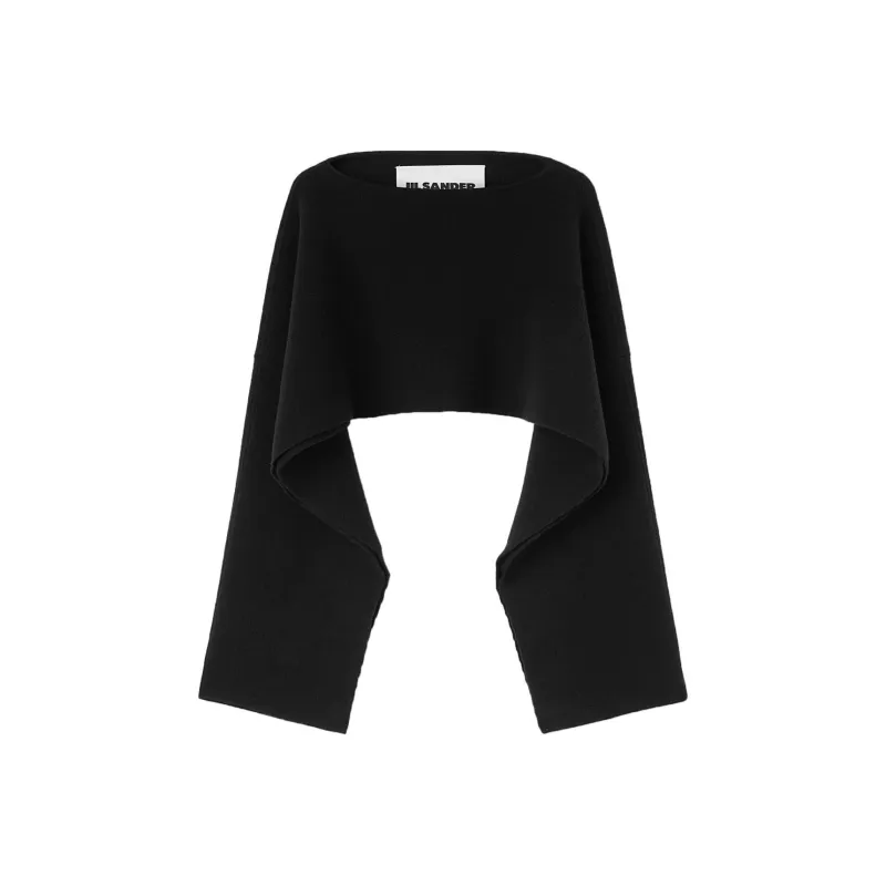 JIL SANDER Straight Neckline Cape-0