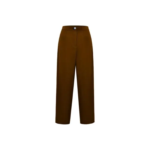 DIFFIE RIEGER Casual Pants Women's Latte Brown