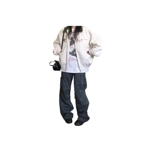 The Temptation Of The Muse Cropped Coat Women's Ecru