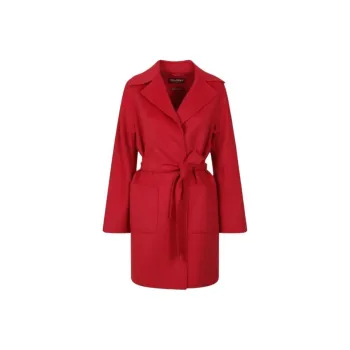 MaxMara Studio Belted Long Sleeved Coat