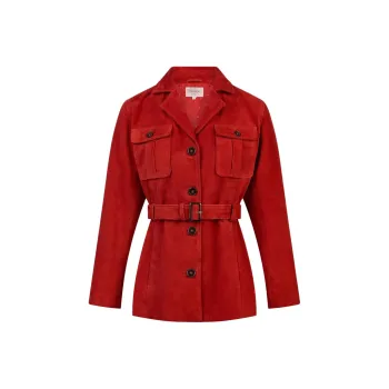 Rouje BERNARD JACKET Leather Jacket Women's Red