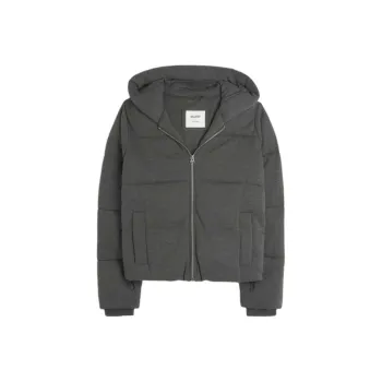 Hollister Puffer Jacket Women's Dark Gray