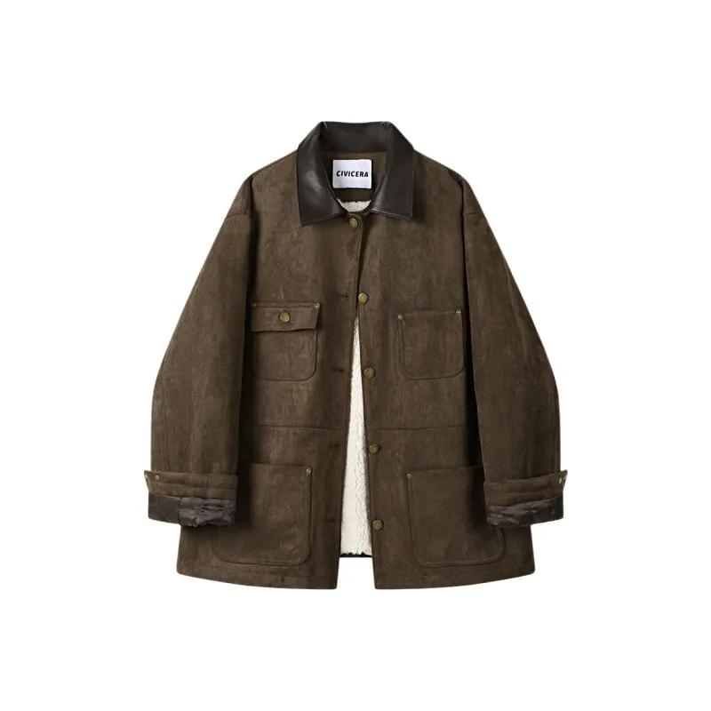 CIVICERA Velvet feel Coat Women's-2
