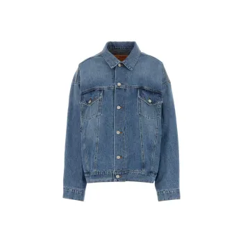 Magliano Long Sleeved Buttoned Denim Jacket