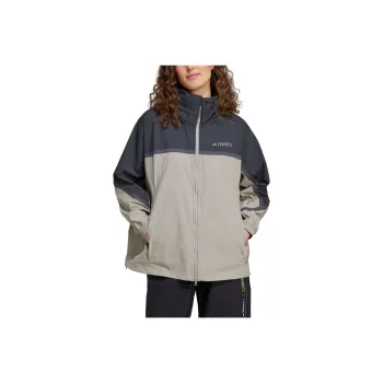 Adidas Windbreaker Jackets Women's Carbon Black/Light Sesame Taupe