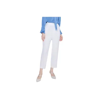 BBLLUUEE Casual Pants Women's Crescent White