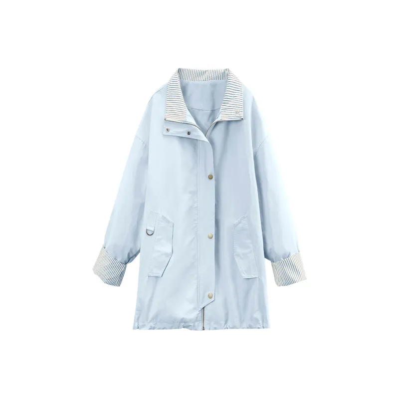 A Paradise For Awakening Trench Coat Women's-7