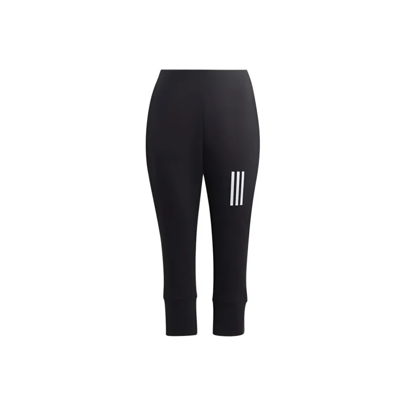 Adidas Mission Victory High-Waist 7/8 Tracksuit Bottoms Casual Pants Women's Black-0
