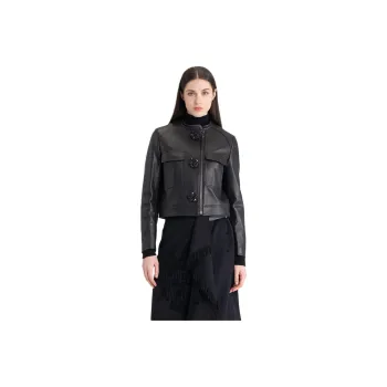 RARE Leather Jacket Women's Black