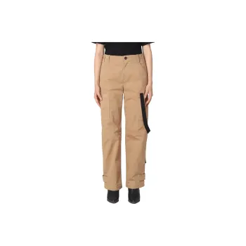PINKO High Waist Strap Detailed Cargo Trousers