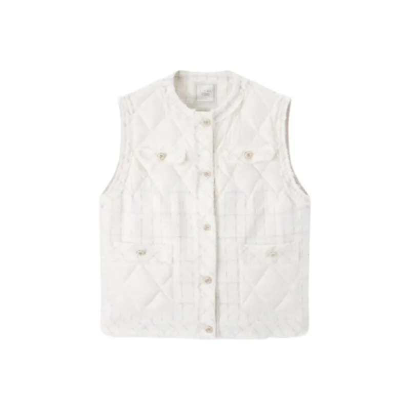EICHITOO Vests Women's Ecru-0
