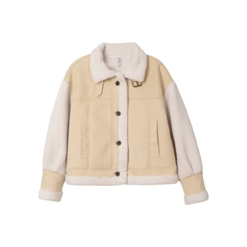 FAWENXIANGZI Velvet feel Coat Women's