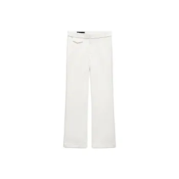 ZARA Trf Casual Pants Women's White