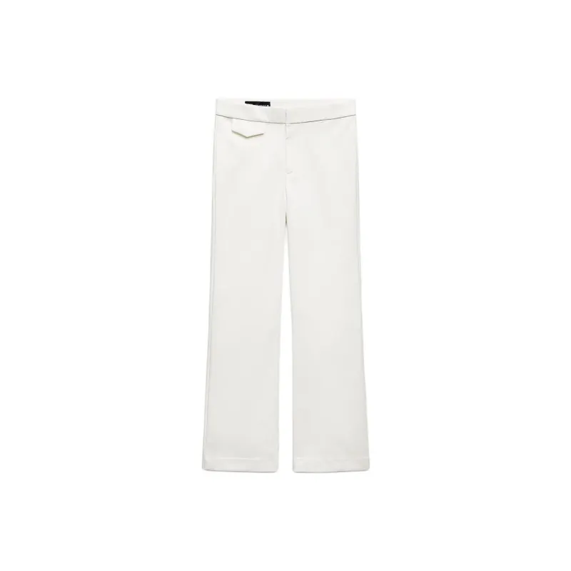 ZARA Trf Casual Pants Women's White-0