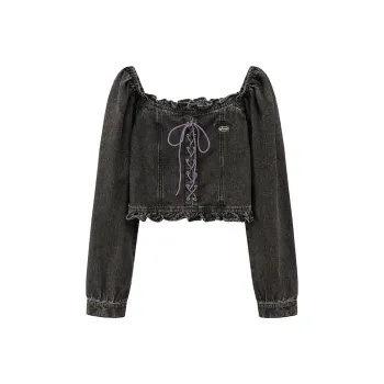 CHUU Cropped Coats Women's Dark Gray