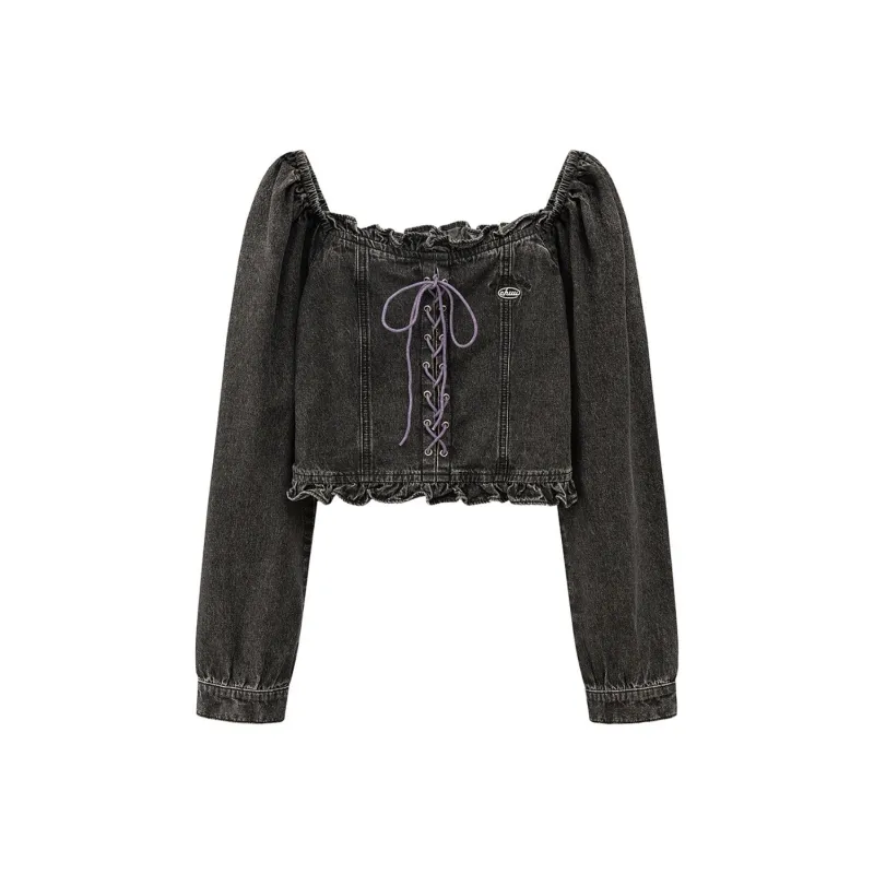 CHUU Cropped Coats Women's Dark Gray-0