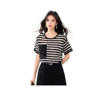 La Chapelle T Shirts Women's Stripes