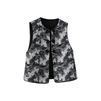 TOUCH Vest Women's Silver Black