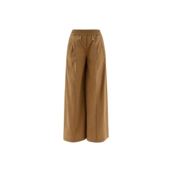 Brunello Cucinelli Elasticated Waistband Wide Leg Trousers