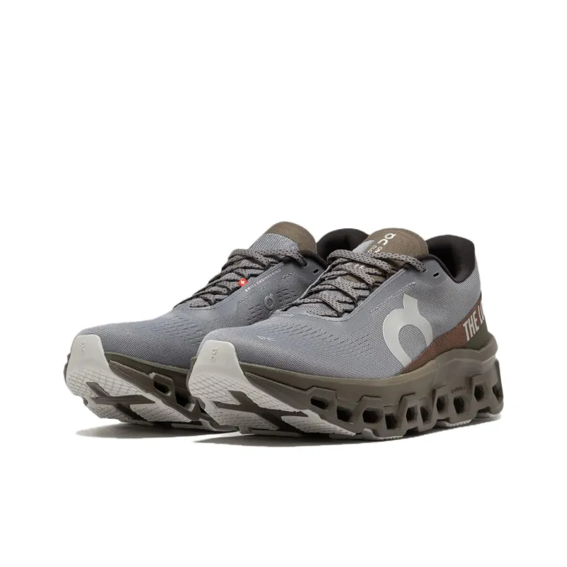 On Running CloudmOnster 2 PLS TL Pleasures Mist Olive-2