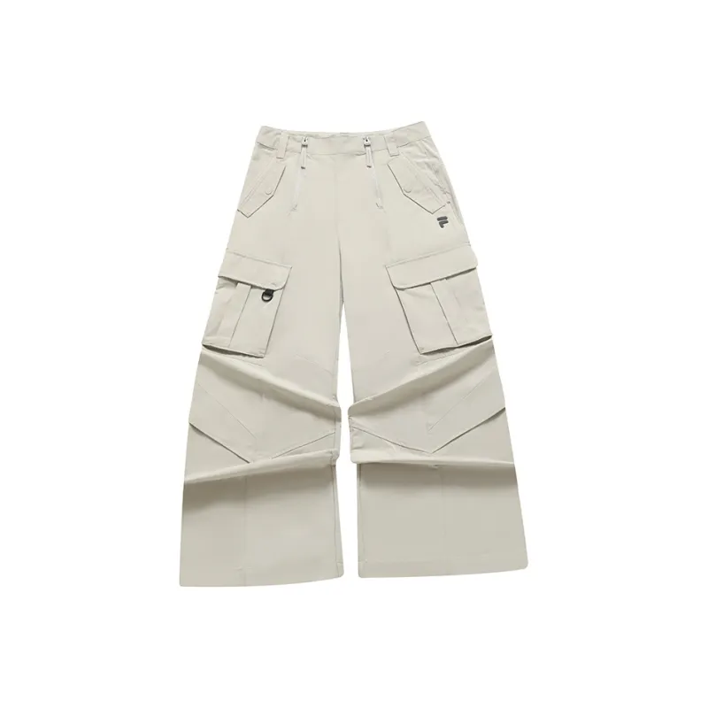 FILA FUSION FILA FUSION INLINE Casual Pants Women's Feather Gray-0