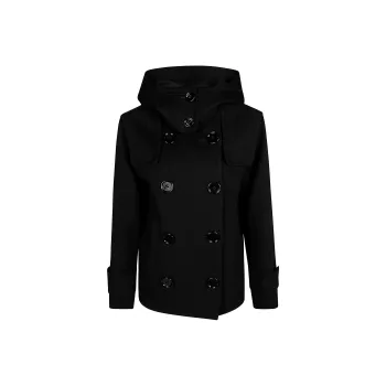 'S MAX MARA Time Double Breasted Straight Hem Jacket