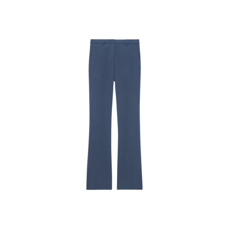 THEORY Casual Pants Women's Gray Blue-0