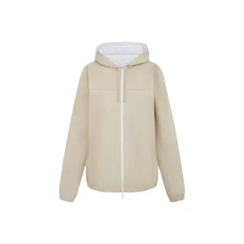 PAROSH SS25 Leather Jacket Women's Beige