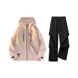 Pink+Black[Waterproof Clothing Sets]