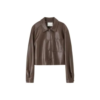 SENTUBILA Leather Jacket Women's