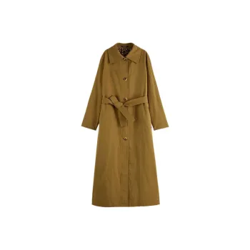 Scotch&Soda Trench Coat Women's Army Green