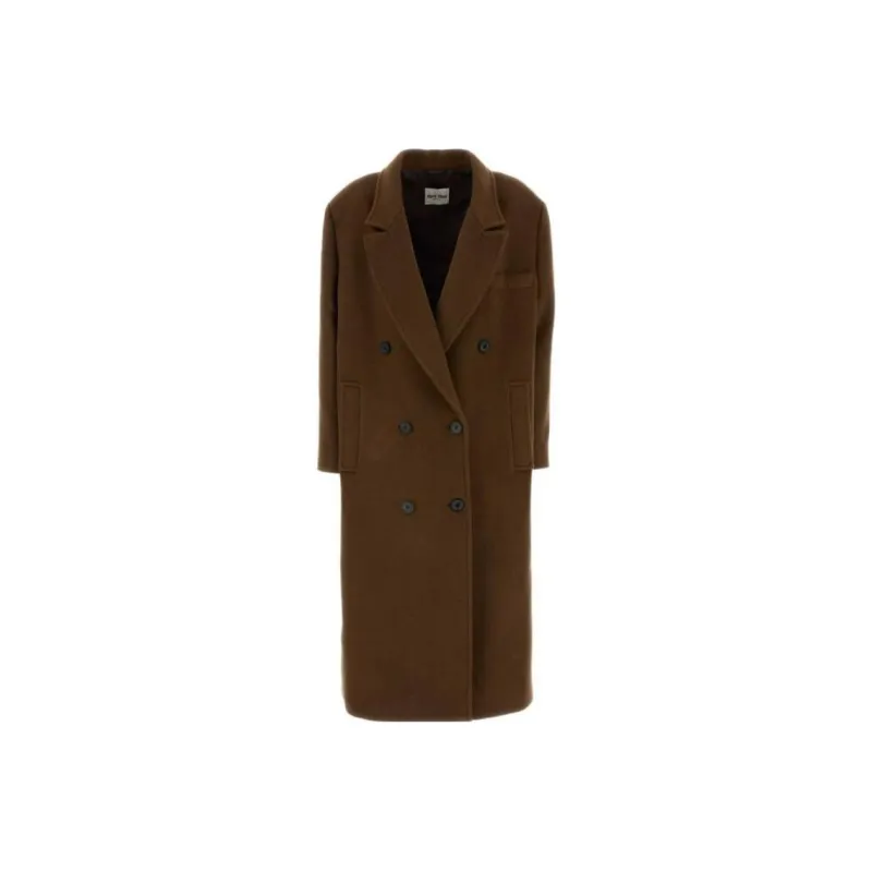 MIU MIU Double Breasted Long Sleeved Coat-0