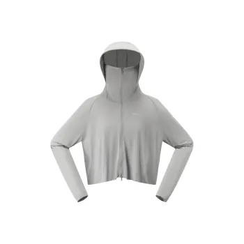 DECATHLON Super Light Breathable UV Protection Cooling Sun Protection Clothing Women's Light Smoke Gray