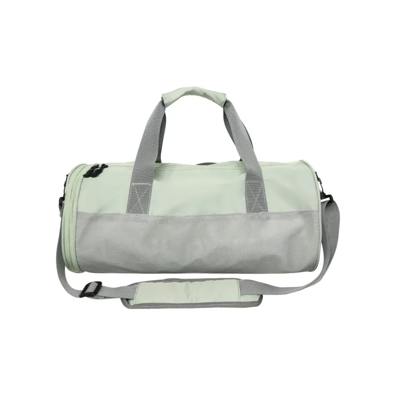H YXIANG Nylon With Mesh Shoulder Bag, Crossbody Bag, Handbag Unisex Black/White/Green-3
