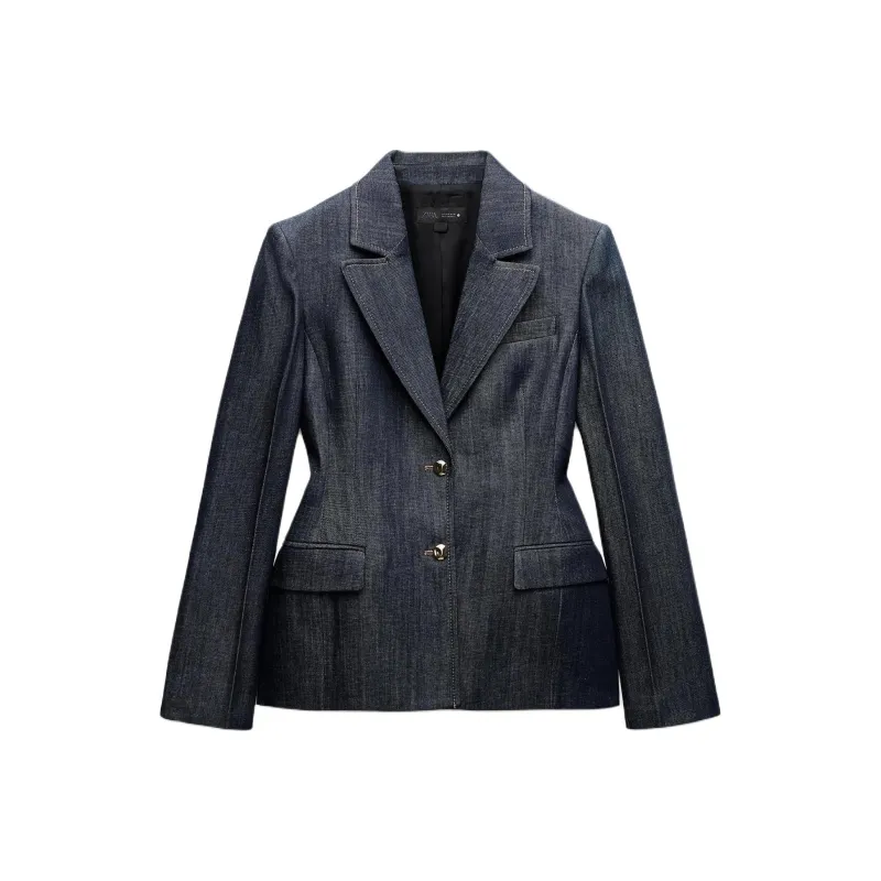 ZARA ZW Series Business Suit Women's Dark Blue-0