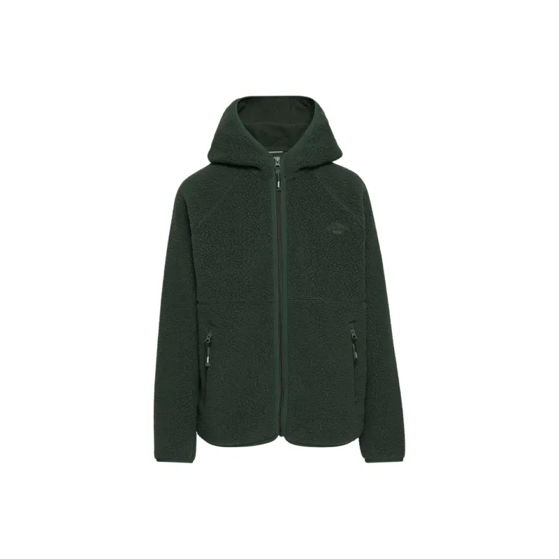 ARITZIA Tna Polartec Thermal Pro Hooded Zip Hoodie Velvet-feel Coat Women's Scarab/Scarab Beetle Color-0
