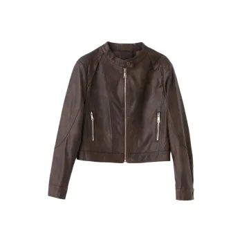 Yi Mengyuan Leather Jacket Women's