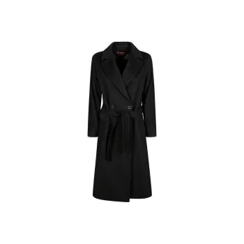 MaxMara Studio Double Breasted Belted Coat