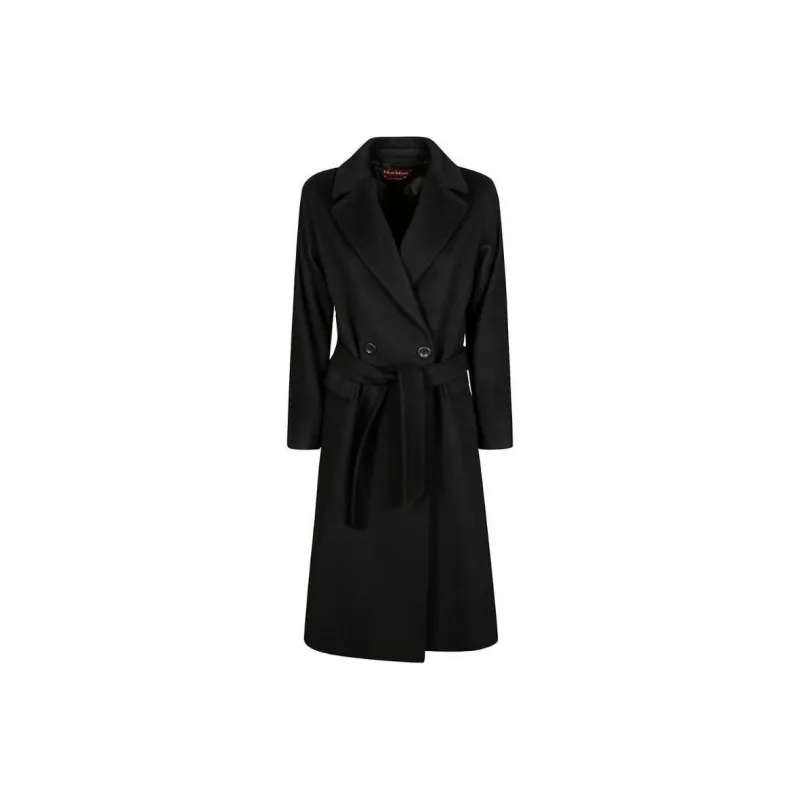 MaxMara Studio Double Breasted Belted Coat-0