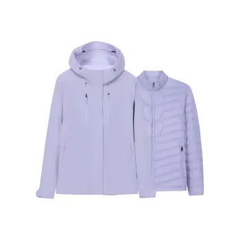 Anta Waterproof And Windproof Windbreaker Jacket Women's Delicate Pink Purple