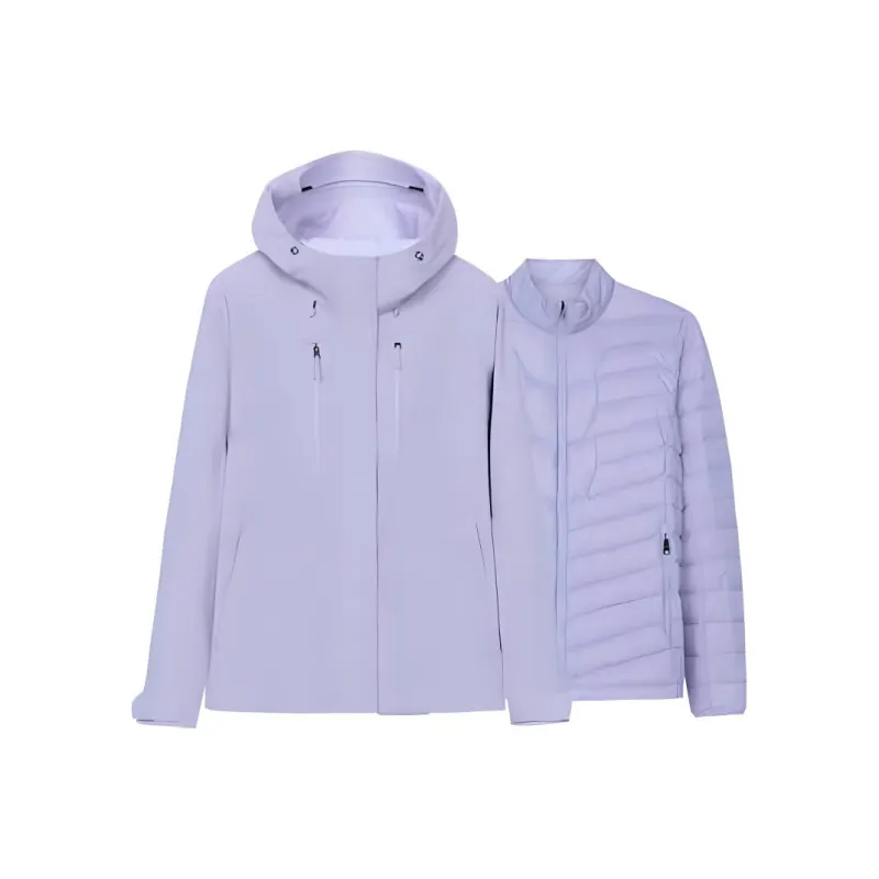 Anta Waterproof And Windproof Windbreaker Jacket Women's Soft Pink Purple-0