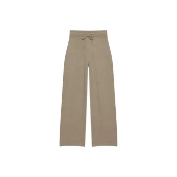 ARITZIA The Group Cashmere Hi-Rise Wide Pant Casual Pants Women's Heather Nomad Taupe/Stone Nomad Gray Umber