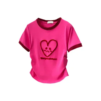 Aghr T Shirts Women's Rose Red